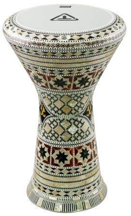 Tycoon Percussion - Pro Series Egyptian Sombaty Doumbek With 9-Inch Synthetic Head, Aluminum Body and Carry Bag