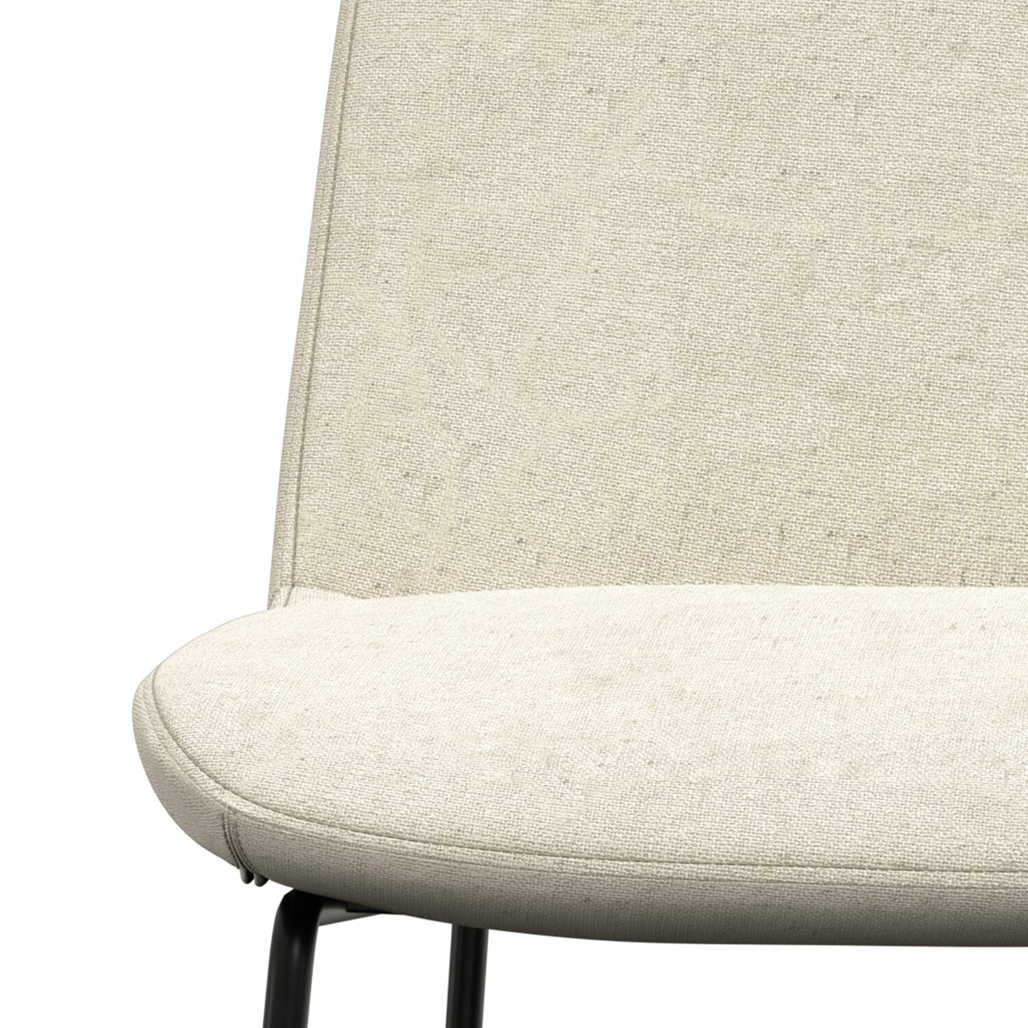 Alt View 9. Simpli Home - Corina Dining Chair (Set of 2) in Natural Linen Look Fabric - Natural.