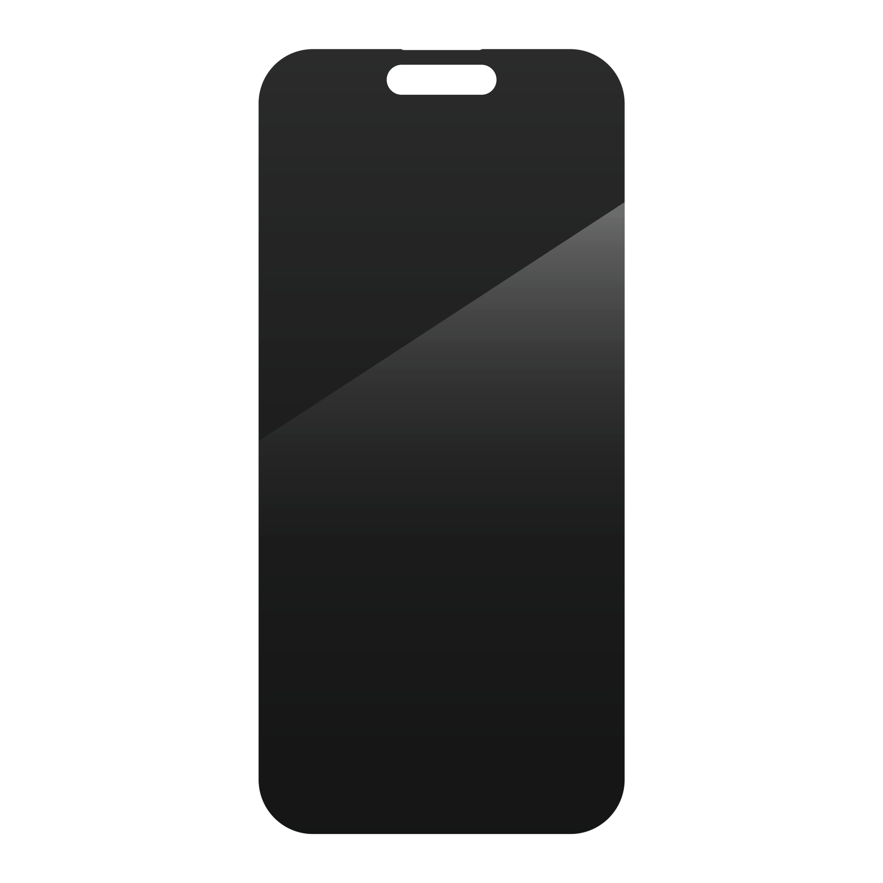 Alt View 12. ZAGG - Glass Elite Privacy Screen Protector for Apple iPhone 16, iPhone 15 - Tinted.