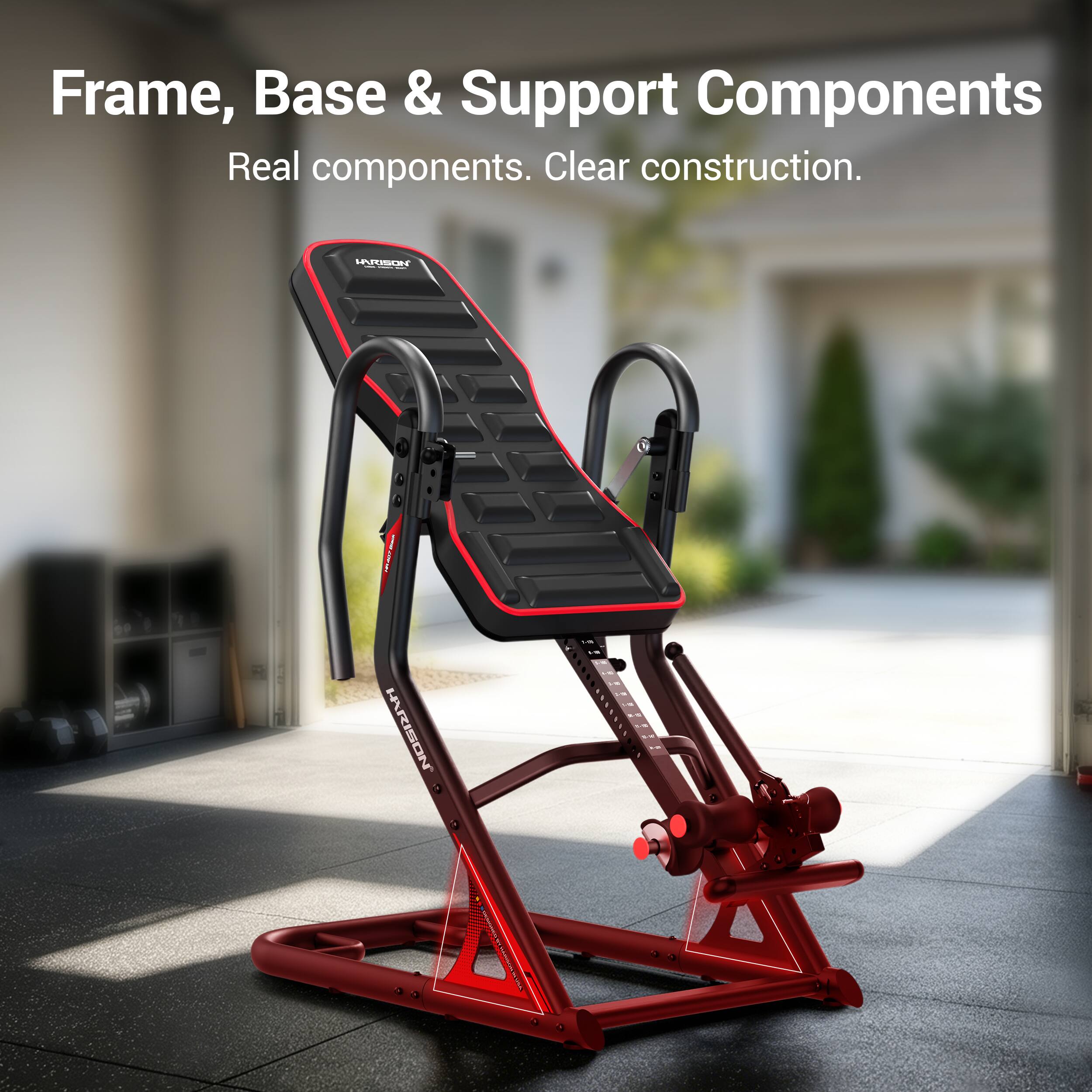Frame, Base & Support Components  
Real components. Clear construction.
