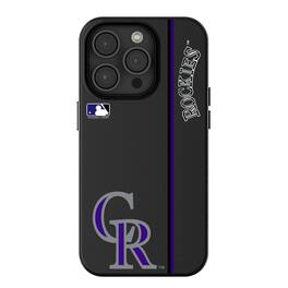 Keyscaper - MLB - Colorado Rockies iPhone Magnetic Bump Case - 15 - Black
