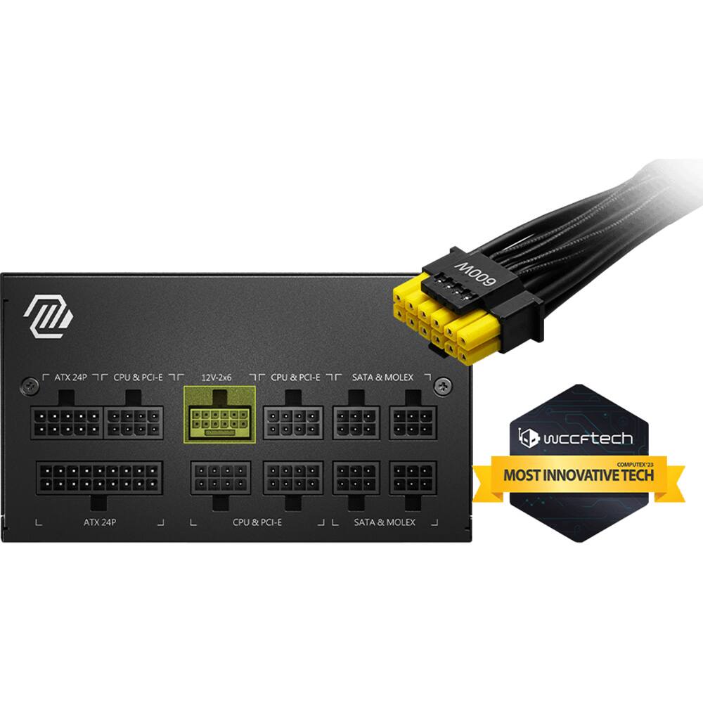 M009  
ATX 24P  
CPU & PCI-E  
12V-2x6  
CPU & PCI-E  
SATA & MOLEX  

wccFtech  
MOST INNOVATIVE TECH  
COMPUTEX'23