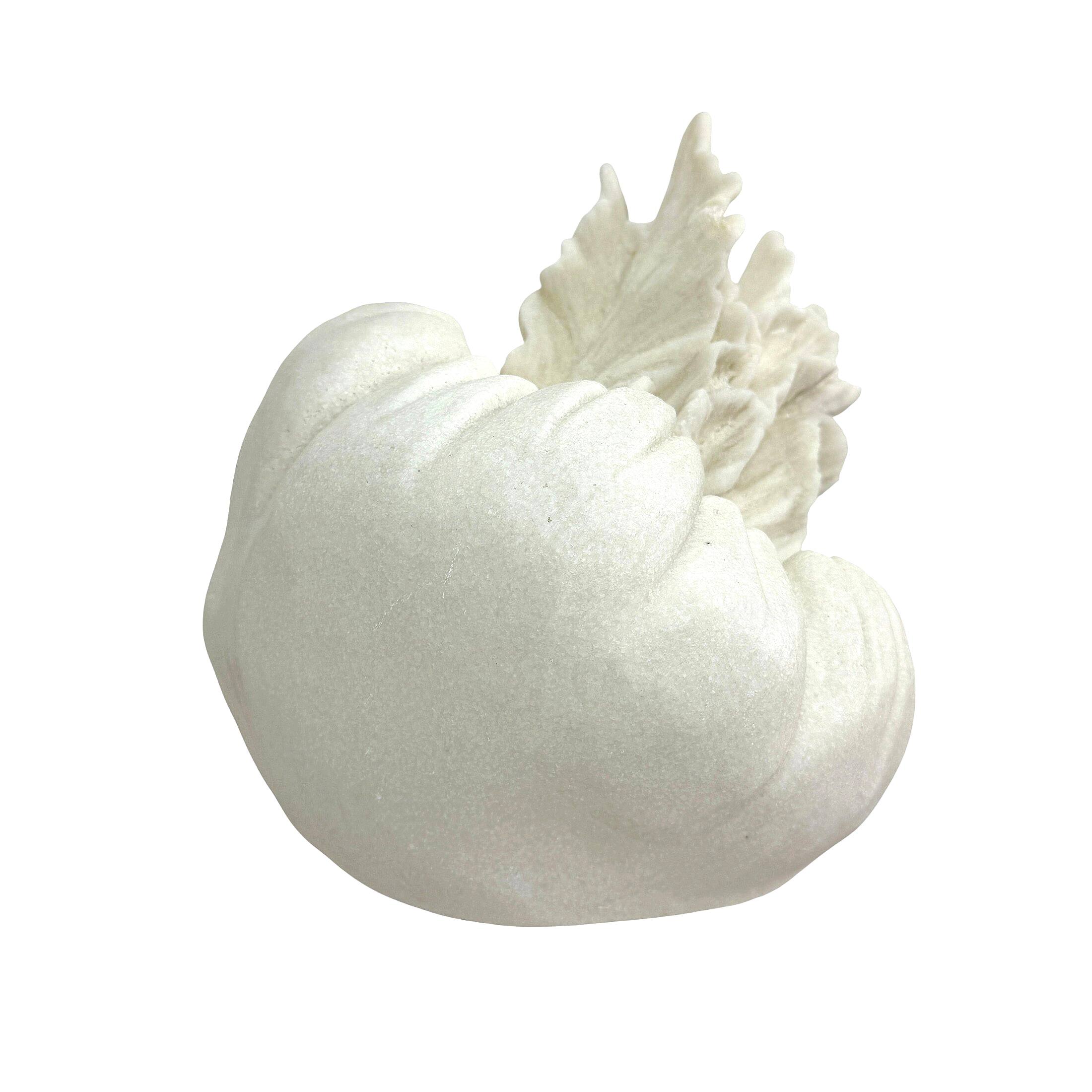 Alt View 1. Things2Die4 - Jellyfish Table Lamp Matte White Resin Coastal Accent Light 10 in Tall - White.