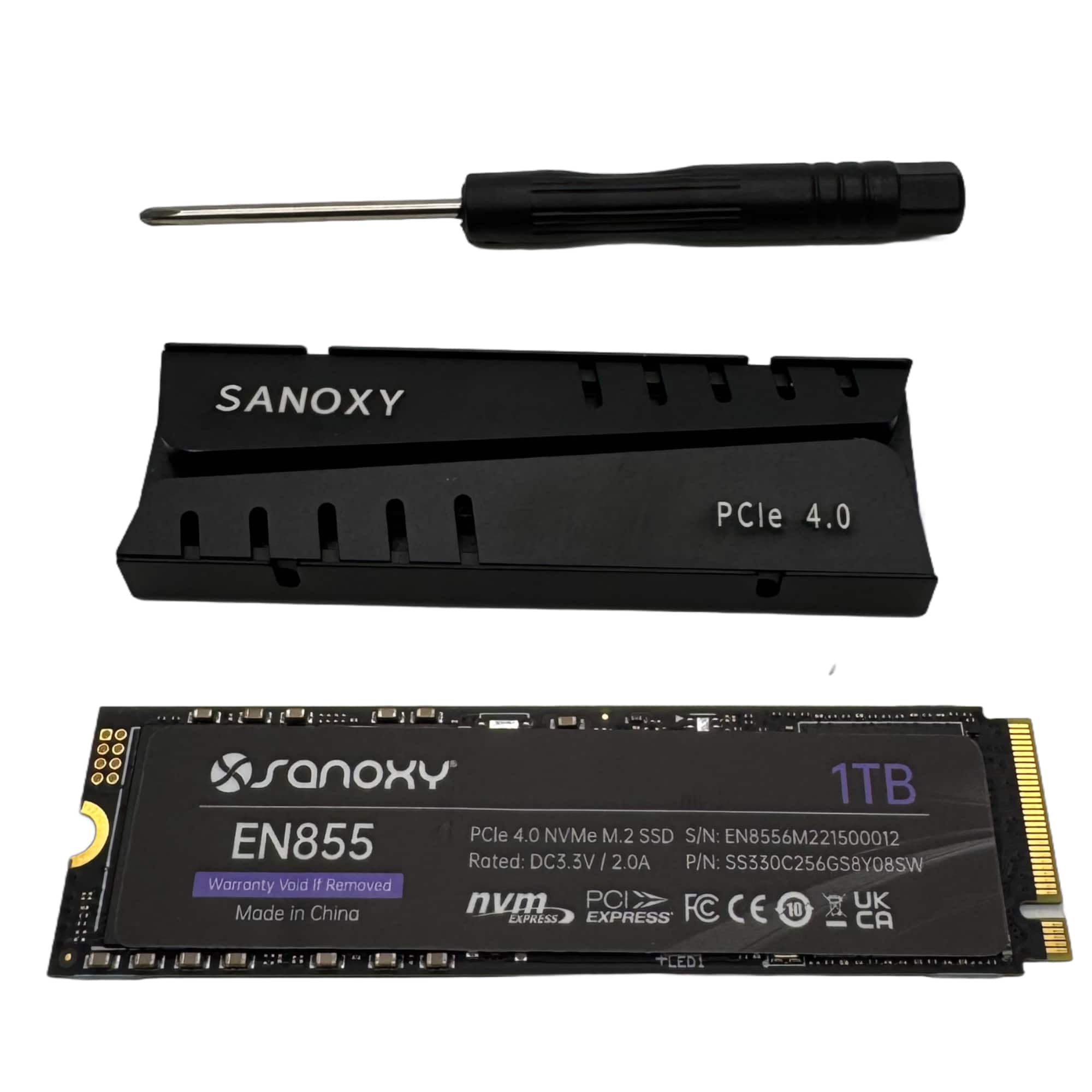 Sanoxy 1TB NVMe M.2 SSD – PCIe Gen4 x4 High Speed Solid State