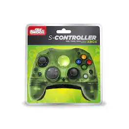 Old Skool - Wired S-Type Controller for Original XBOX - Green