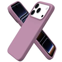 Ornarto - Designed for iPhone 17 Pro Case 6.3", Liquid Silicone Soft Gel Shockproof Protective Case - Lilac Purple