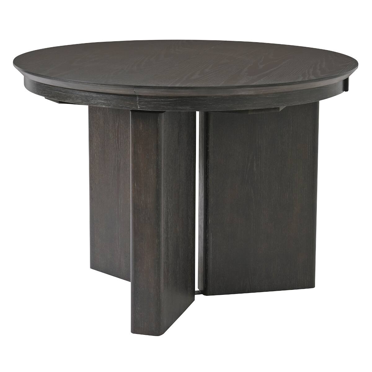 Alt View 8. Loheer - Loheer Extendable Oval Dining Table, Espresso Modern Farmhouse Table with Pedestal Base - Espresso.