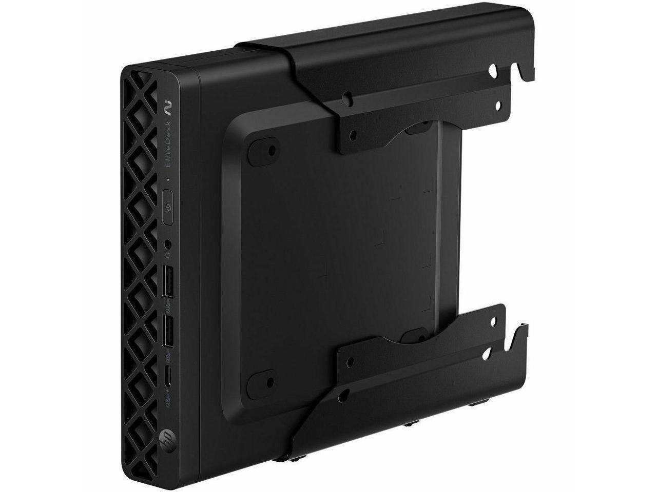 Alt View 4. HP - HP EliteDesk 8 G1a - AMD Ryzen AI 5 PRO 340 - 16 GB - 256 GB SSD - Mini PC - AMD Radeon 840M - Windows 11 Pro - Black.