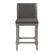 Front. OSP Home Furnishings - Abbott 26" Spindle Stool - Pewter / Brushed Grey.