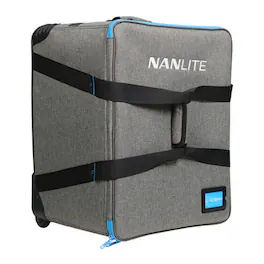 NANLITE - Rolling Padded Case for Forza 300B II, 500B II, or FL-20G Fresnel (Gray)