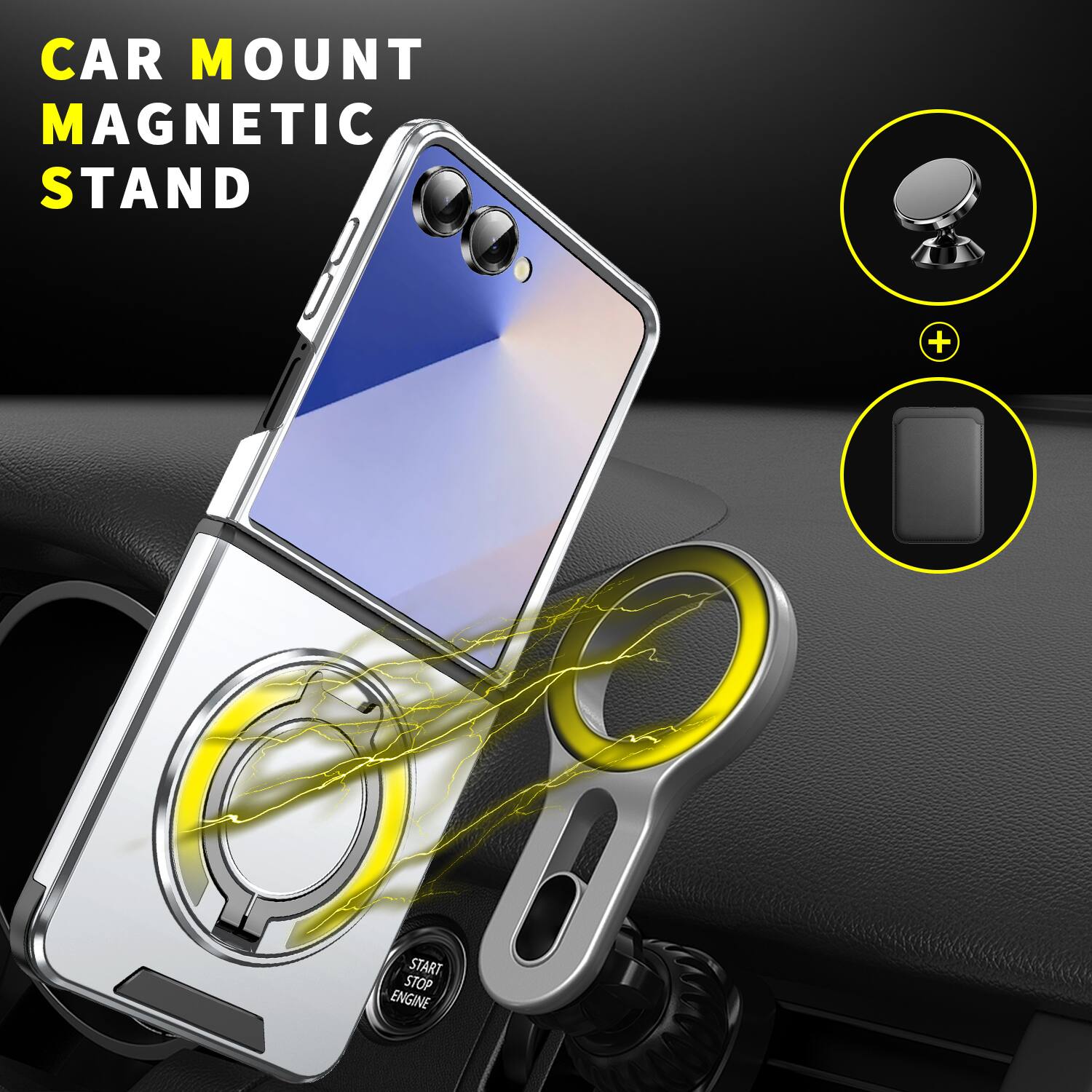 CAR MOUNT MAGNETIC STAND

START STOP ENGINE