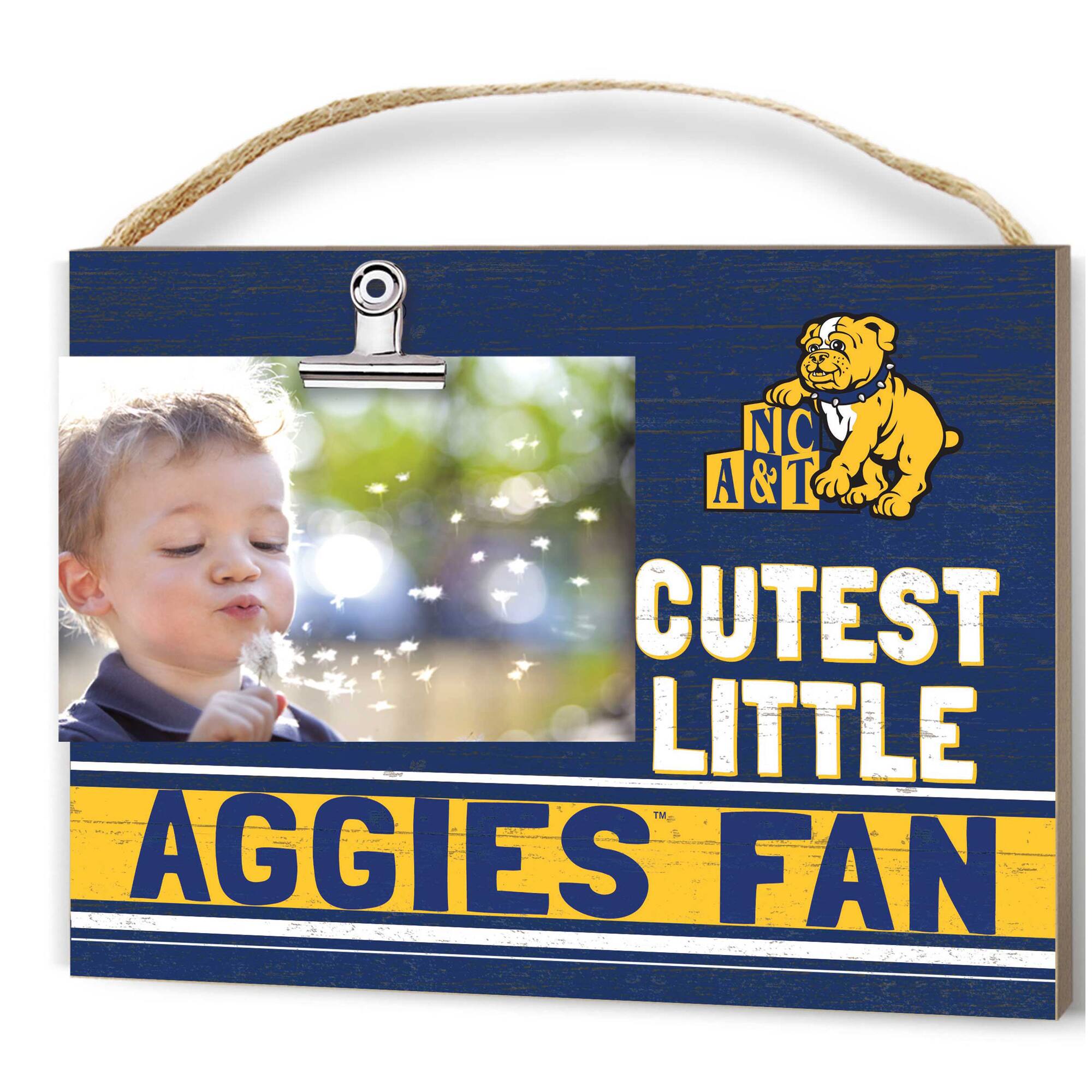 North Carolina A&T Aggies 8'' x 10'' Cutest Little Team Logo Clip Photo Frame