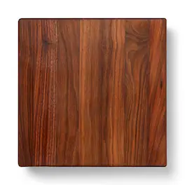John Boos - Small Wood Edge Grain Cutting Board for Kitchen, 12"x12"x1.5" - Walnut