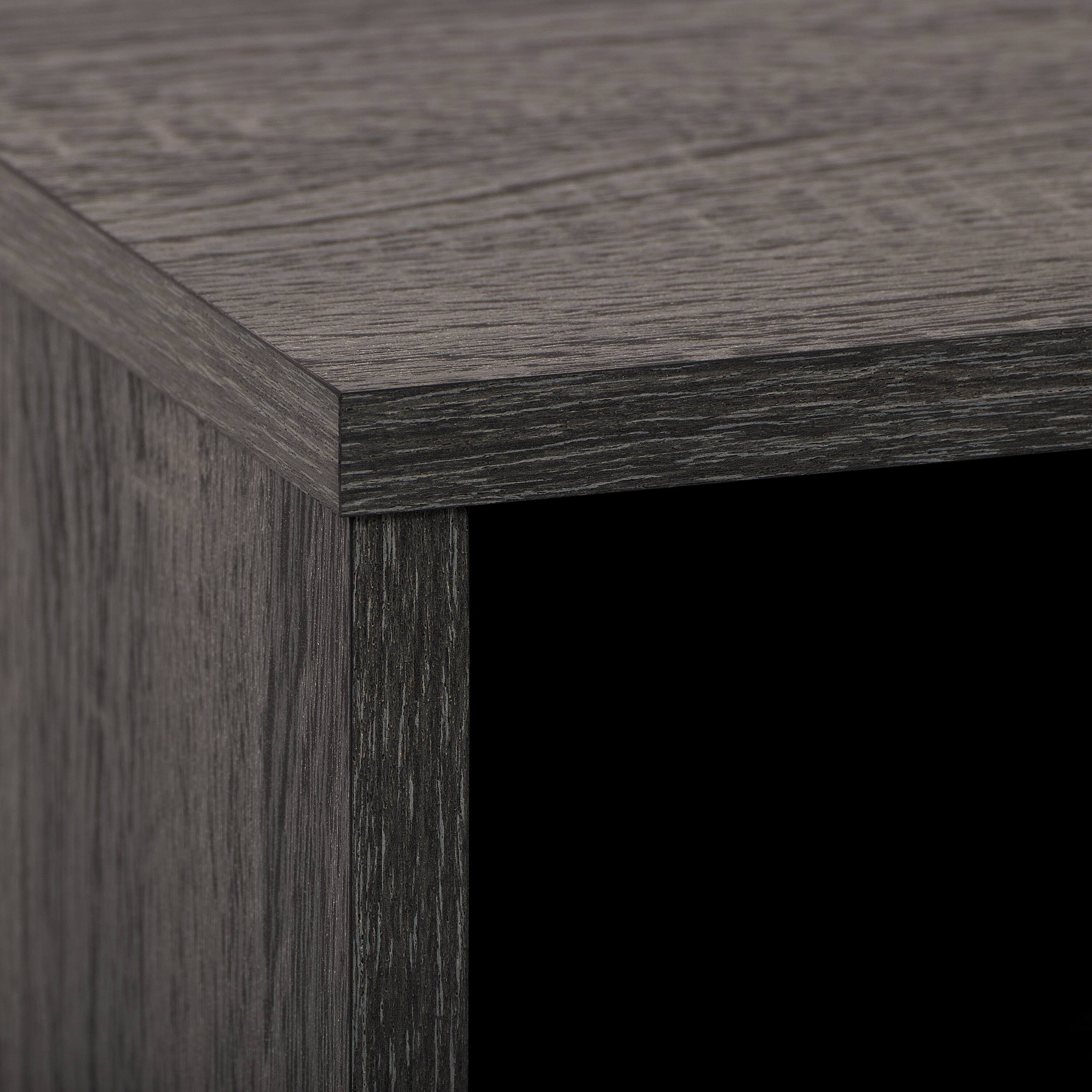 Alt View 11. CorLiving - Cole Collection TV Stand with Open Cabinets for Most TVs up to 85" - Dark Gray.