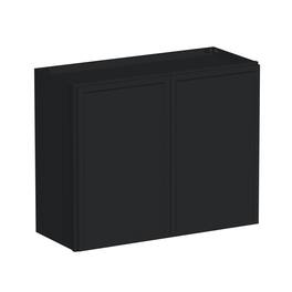 Boyel Living - 30-in W x 24-in H x 12-in D Shaker RTA Kitchen Wall Cabinet with Soft-Close - Black
