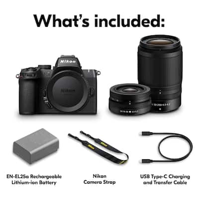 Nikon Z50II Mirrorless Camera Two Lens Kit with NIKKOR Z DX 16 Nikon Z50II Mirrorless Camera Two Lens Kit with NIKKOR Z DX 16