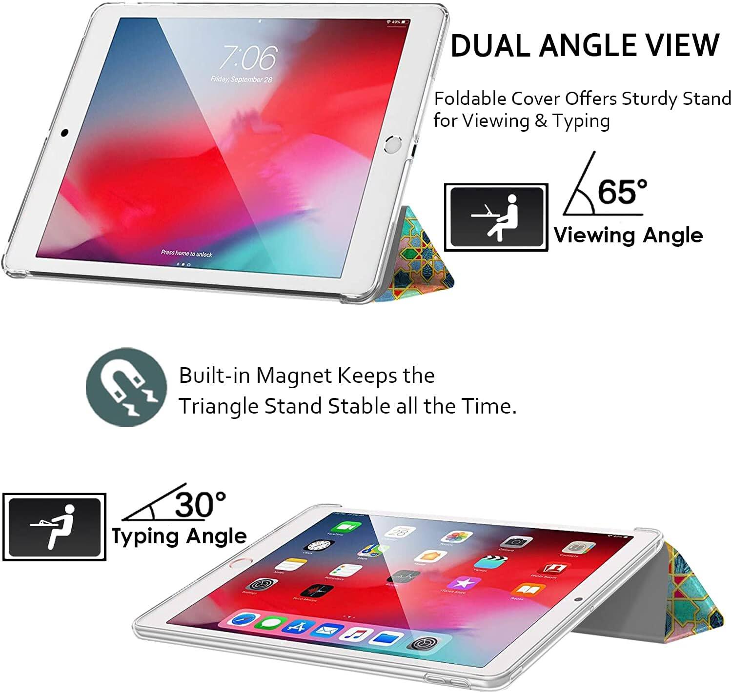 DuraSafe Cases iPad Pro 12.9 inch 1st Gen 2015 Trifold PC Smart Case ...