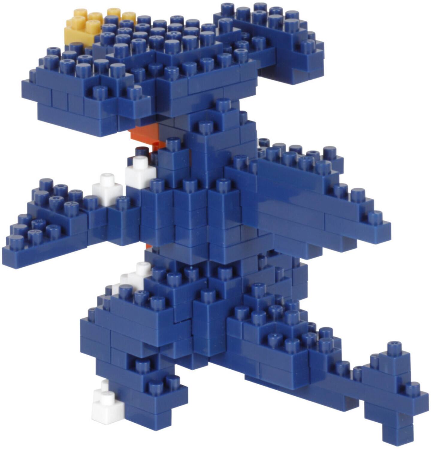 Alt View 1. Bandai - Nanoblock - Pokemon Series - Garchomp Building Kit   - COLLECTIBLES - Multicolor.