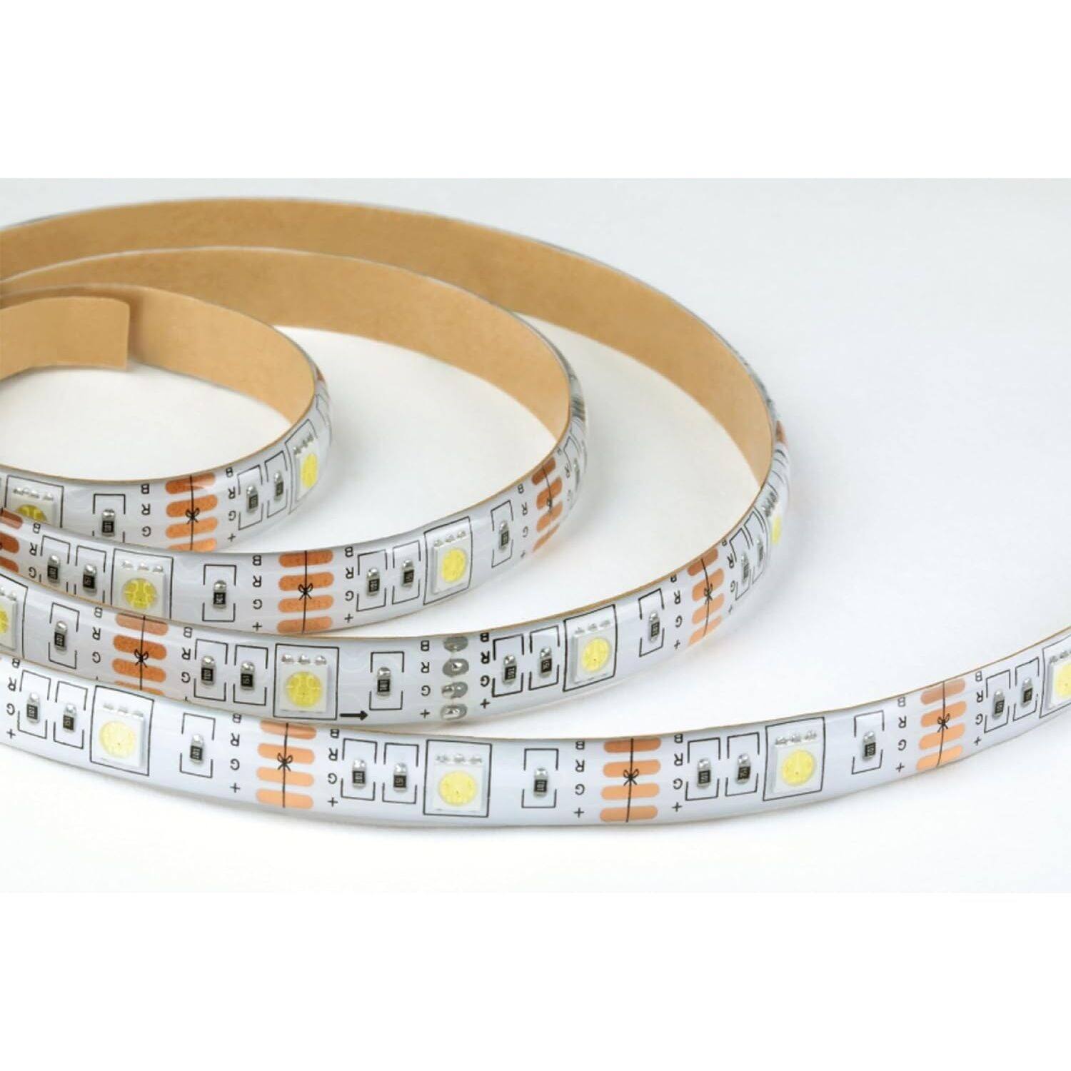 Angle. Supersonic - Supersonic SC-6365RGB 6.5 FT. RGB LED Multicolor Strip Lights 6.5ft Roll 16 Colors 4 Mood Light Settings USB Powered.