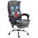 Front. APRILSOUL - Home Office Chair with Back Heating 6 Massage Motors 3 Intensities 3 Modes Timer Recline Up to 135° Wired Remote - Rock Grey.