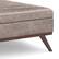 Alt View 14. Simpli Home - Owen XL Square Coffee Table Storage Ottoman - Distressed Grey Taupe.