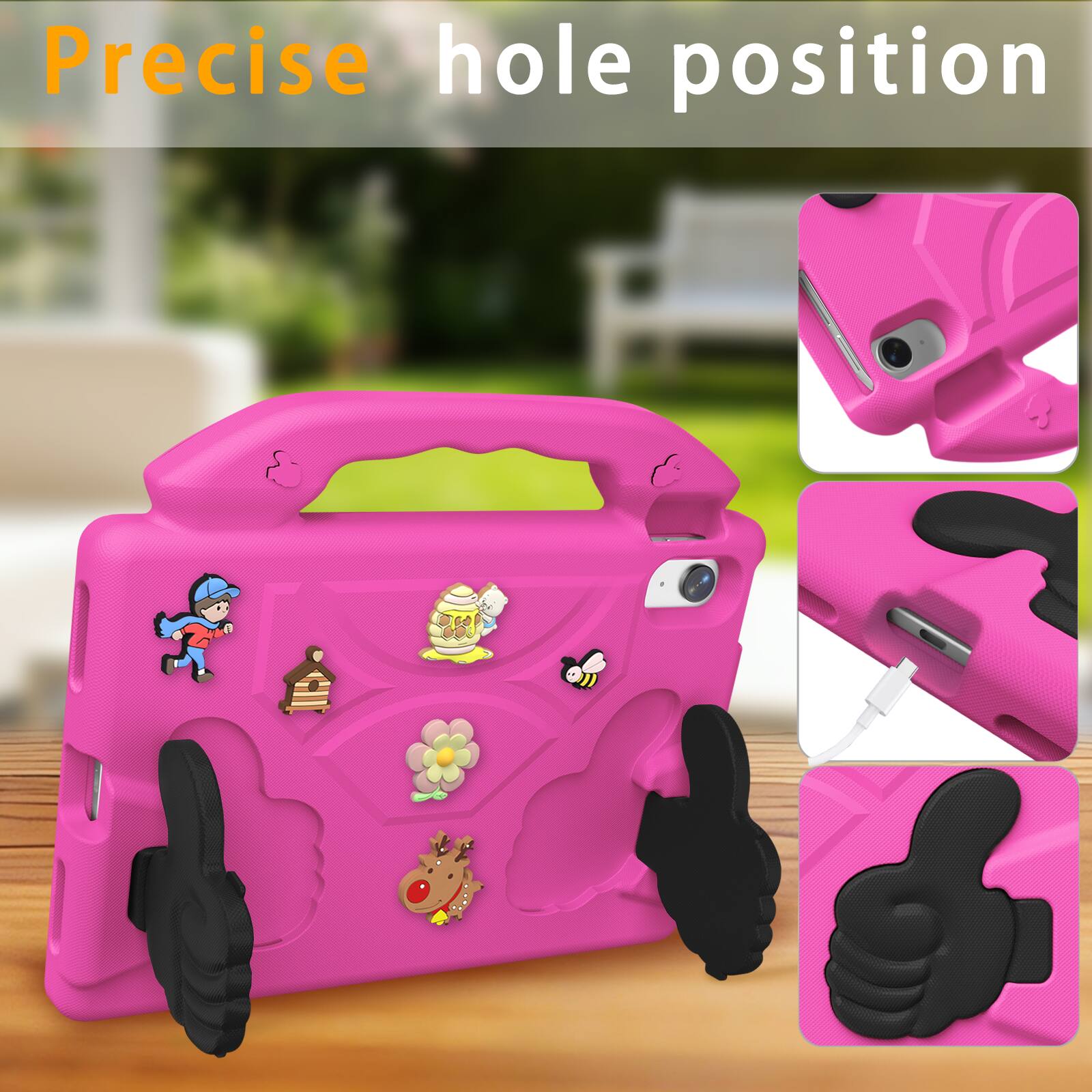Precise hole position