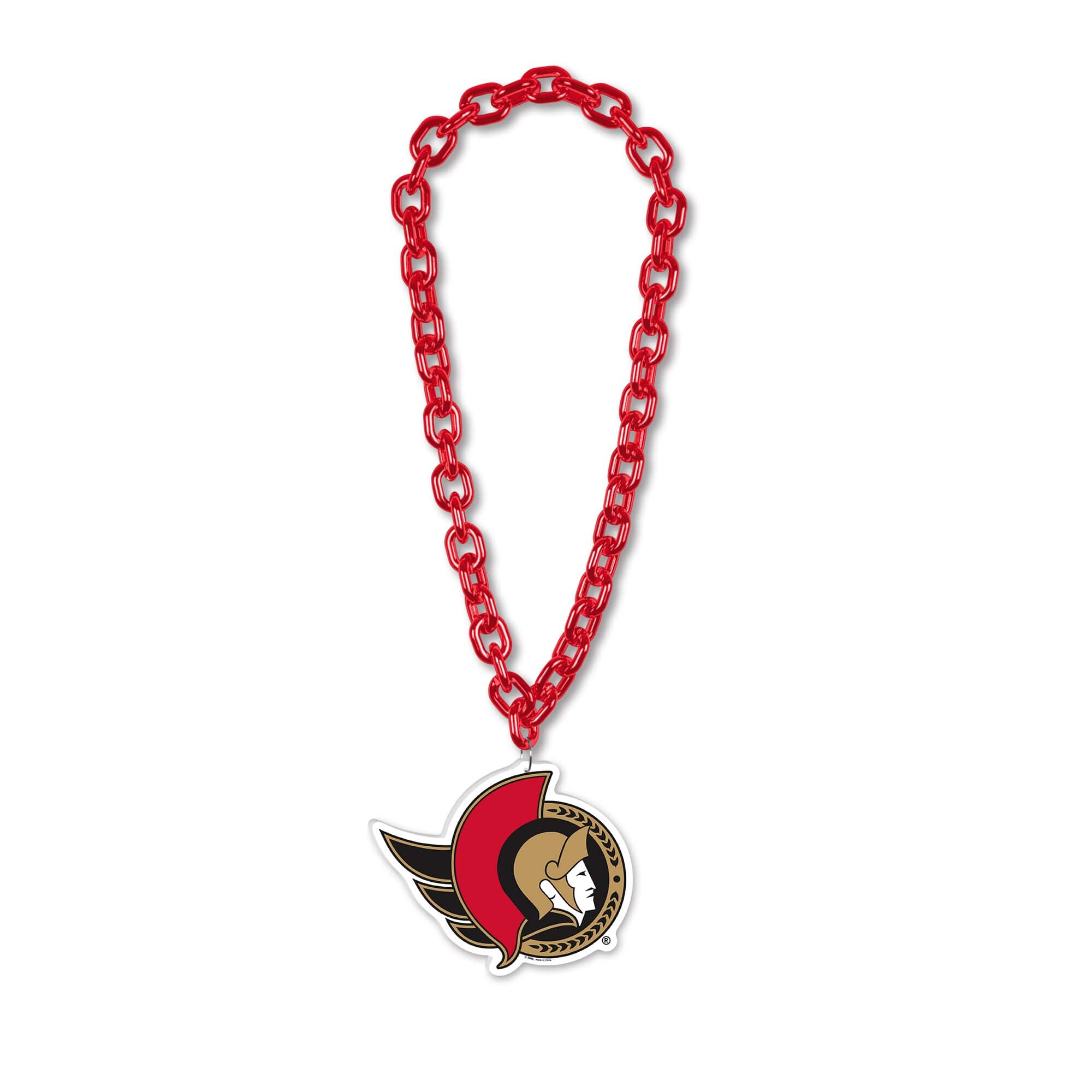 WinCraft - Ottawa Senators Big Chain Logo Necklace - Multicolor price history on PriceWatchPro