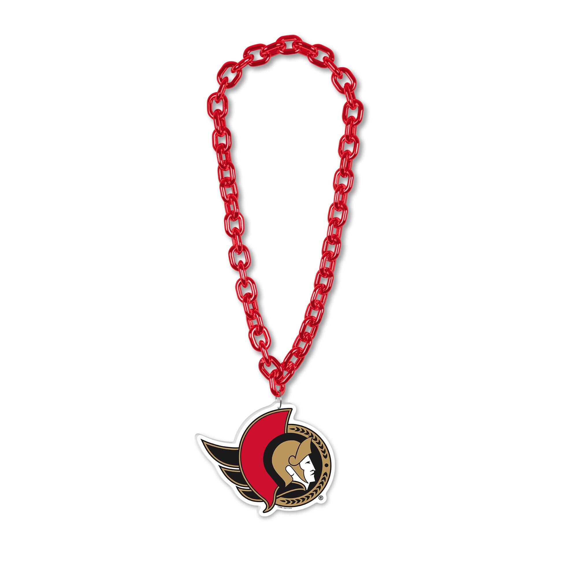 WinCraft - Ottawa Senators Big Chain Logo Necklace - Multicolor