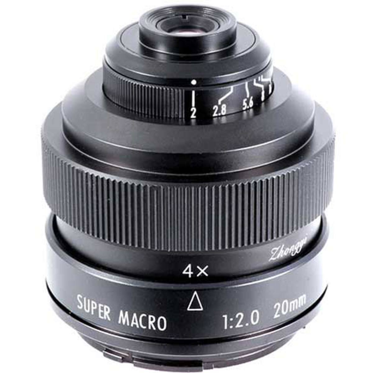 2.8 5.6  
Zhongyi 4x SUPER MACRO 1:2.0 20mm