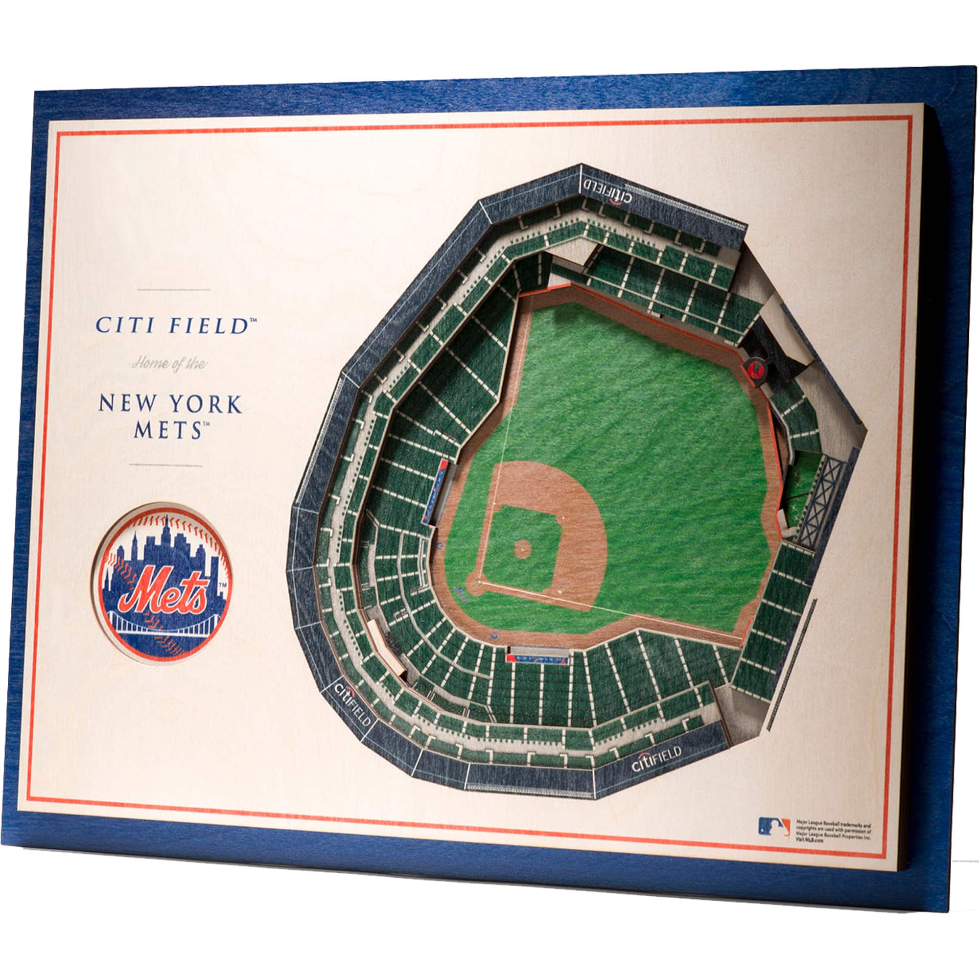 YouTheFan - 17'' x 13'' 5-Layer 3D StadiumViews Wall Art - Brown price history on PriceWatchPro