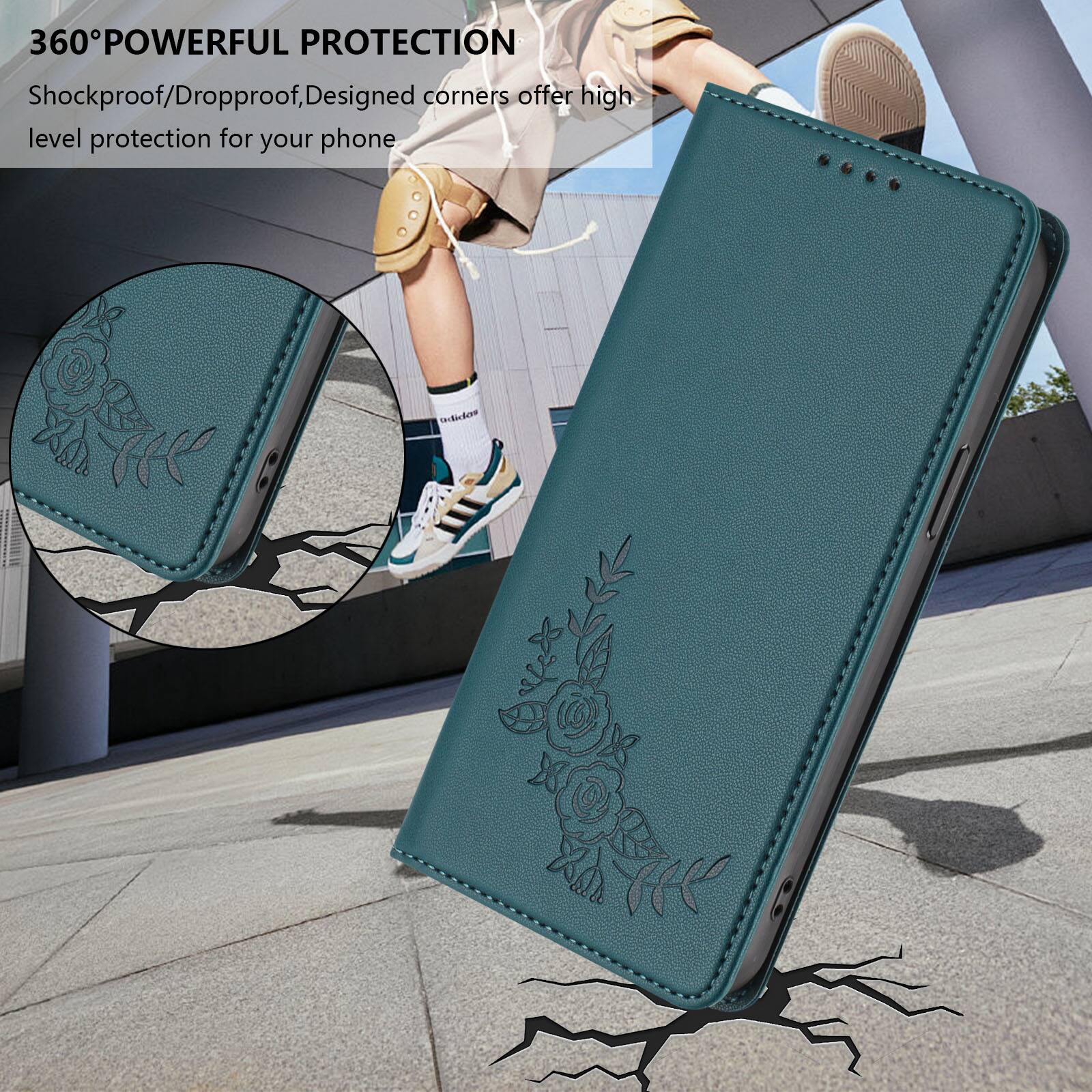 360° POWERFUL PROTECTION  
Shockproof/Dropproof, Designed corners offer high level protection for your phone