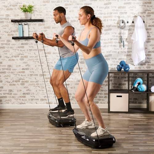 Alt View 1. LifePro - Lifepro Turbo 3D Vibration Plate Exercise Machine – Dual Motor Whole Body Platform for Pain Relief, Recovery & Fitness - Black.