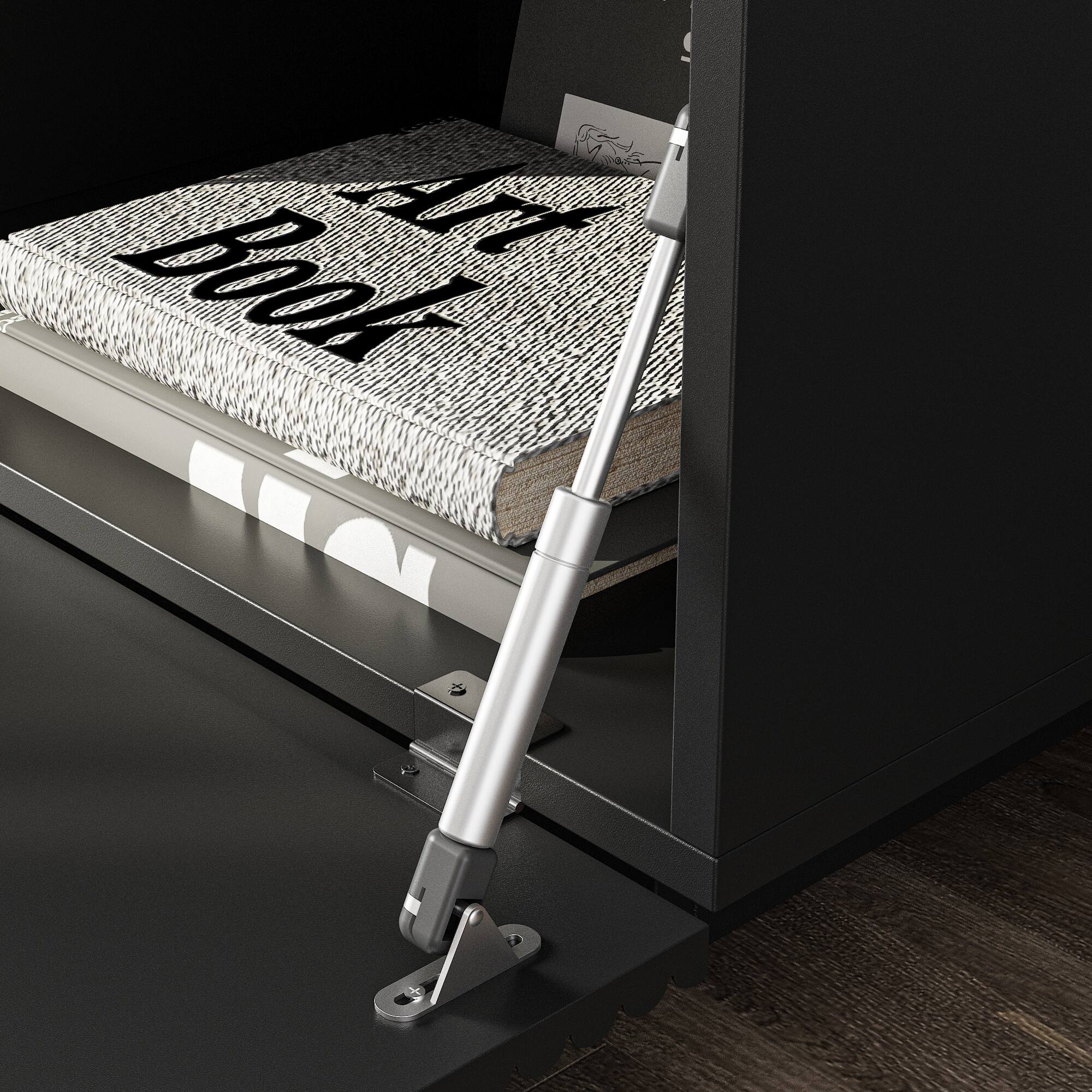 Alt View 1. Famapy - Modern Long TV Stand with 3D Textured Doors Large Storage — 78.7” Art-Inspired Entertainment Center for Living Room - Black.