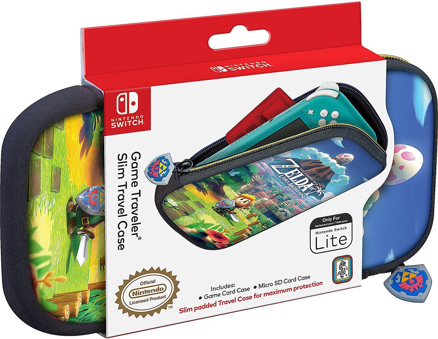 Nintendo Switch  
Slim Game Traveler Case  

Official Nintendo Licensed Product  

Includes:  
- Game Card Case  
- Micro SD Card Case  

Slim padded Travel Case for maximum protection  

Only For Nintendo Switch Lite  

Game Traveler®  

Elder Scrolls Online  

Slim padded Travel Case for maximum protection