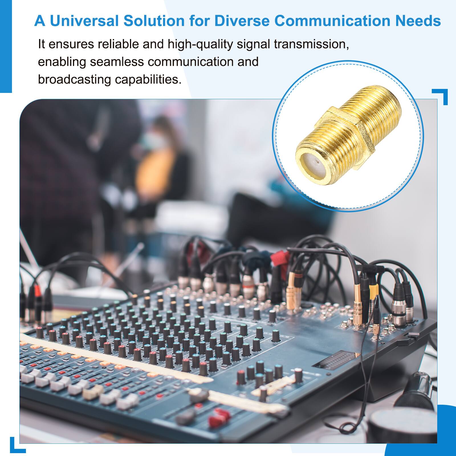 A Universal Solution for Diverse Communication Needs

It ensures reliable and high-quality signal transmission, enabling seamless communication and broadcasting capabilities.