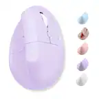 Front. X9 - X9 Performance Wireless Vertical Ergonomic Mouse - (BT + 2.4Ghz) - Click in Comfort - Up to 4000 DPI, 6 Button - Purple - Purple.