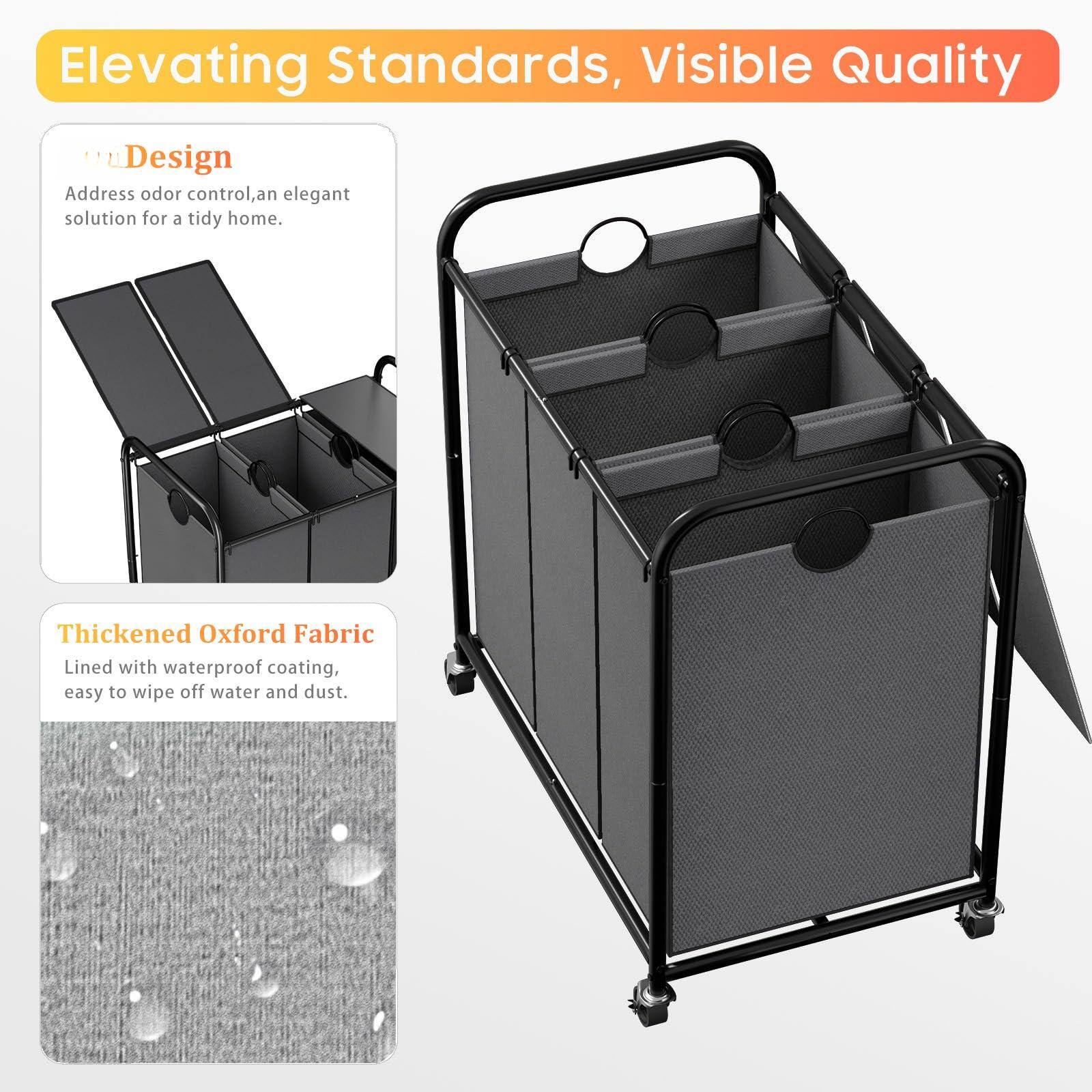 Elevating Standards, Visible Quality

Design
Address odor control, an elegant solution for a tidy home.

Thickened Oxford Fabric
Lined with waterproof coating, easy to wipe off water and dust.