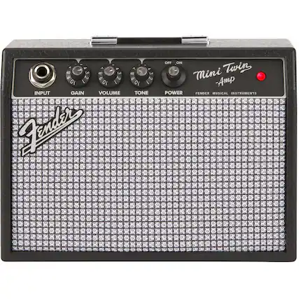 Y r G 8 9 2 6 2 10 10 INPUT GAIN VOLUME TONE OFF ON Mini Twin -Amp POWER FENDER MUSICAL INSTRUMENTS