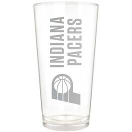 Great American Products - Indiana Pacers Etched 16oz. Vertical Rally Cry Pint Glass - Multicolor