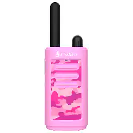 Cobra - HE150 P - Kid Friendly Walkie Talkies - 16-Mile Range, 2 Channels Two-Way Radio Set, (2-Pack) - Pink