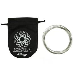 Flowtoys - ToroFlux Interactive Kinetic Sculpture Metal Spring Flow Toy - Black