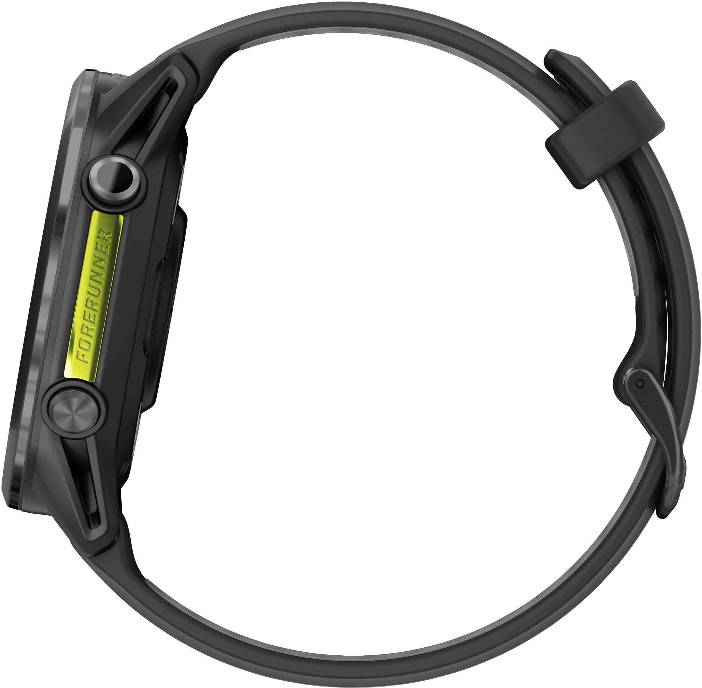 Alt View 7. Garmin - Forerunner 970 GPS Smartwatch 47 mm Titanium - Carbon Gray DLC Titanium.