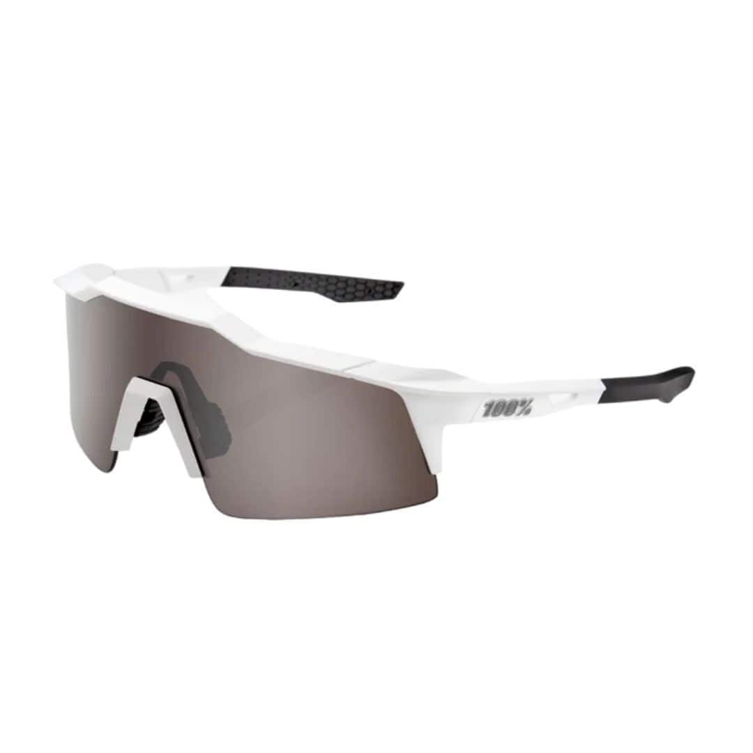 100% - SPEEDCRAFT SL - Matte White - HiPER Silver Mirror Lens price history on PriceWatchPro