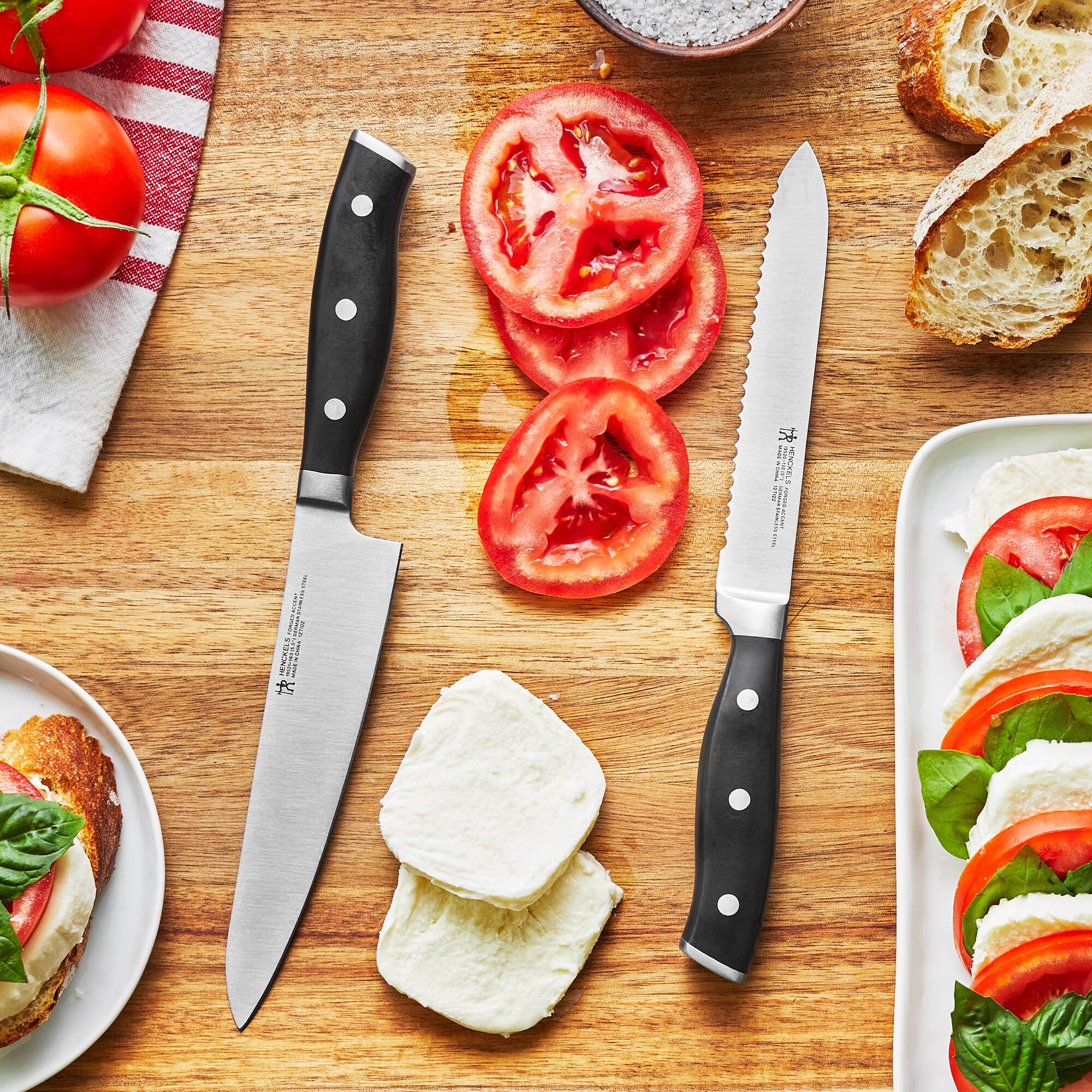 Alt View 2. Henckels - Henckels Forged Accent 2-pc Prep Knife Set - Black.