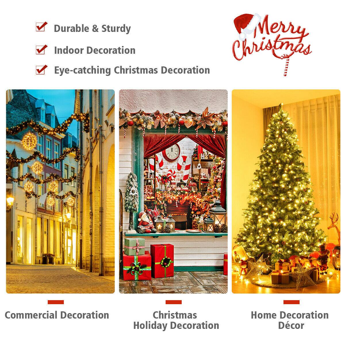 - Durable & Sturdy
- Indoor Decoration
- Eye-catching Christmas Decoration

Commercial Decoration

Christmas Holiday Decoration

Home Decoration Décor

Merry Christmas