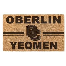 Jardine - Oberlin Yeomen 18" x 30" Team Logo Doormat - Brown
