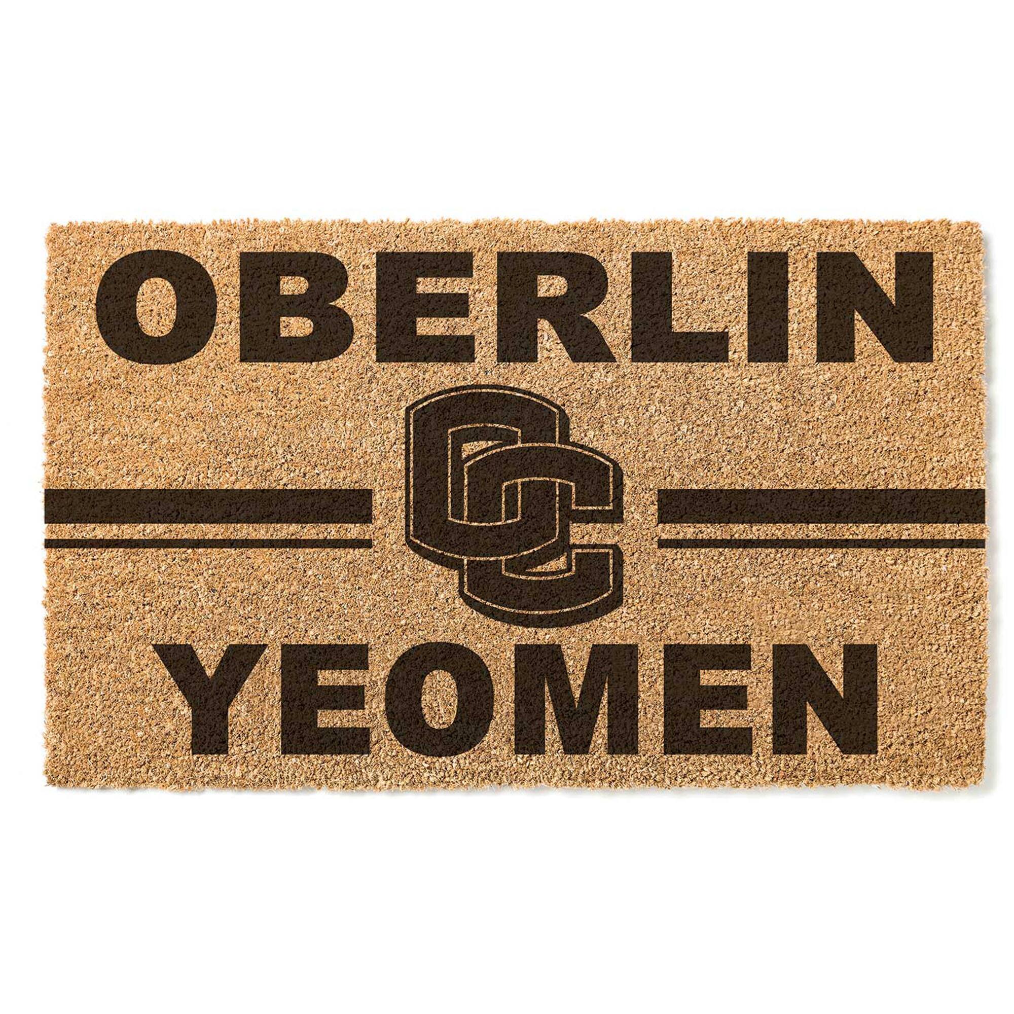 Oberlin Yeomen 18" x 30" Team Logo Doormat