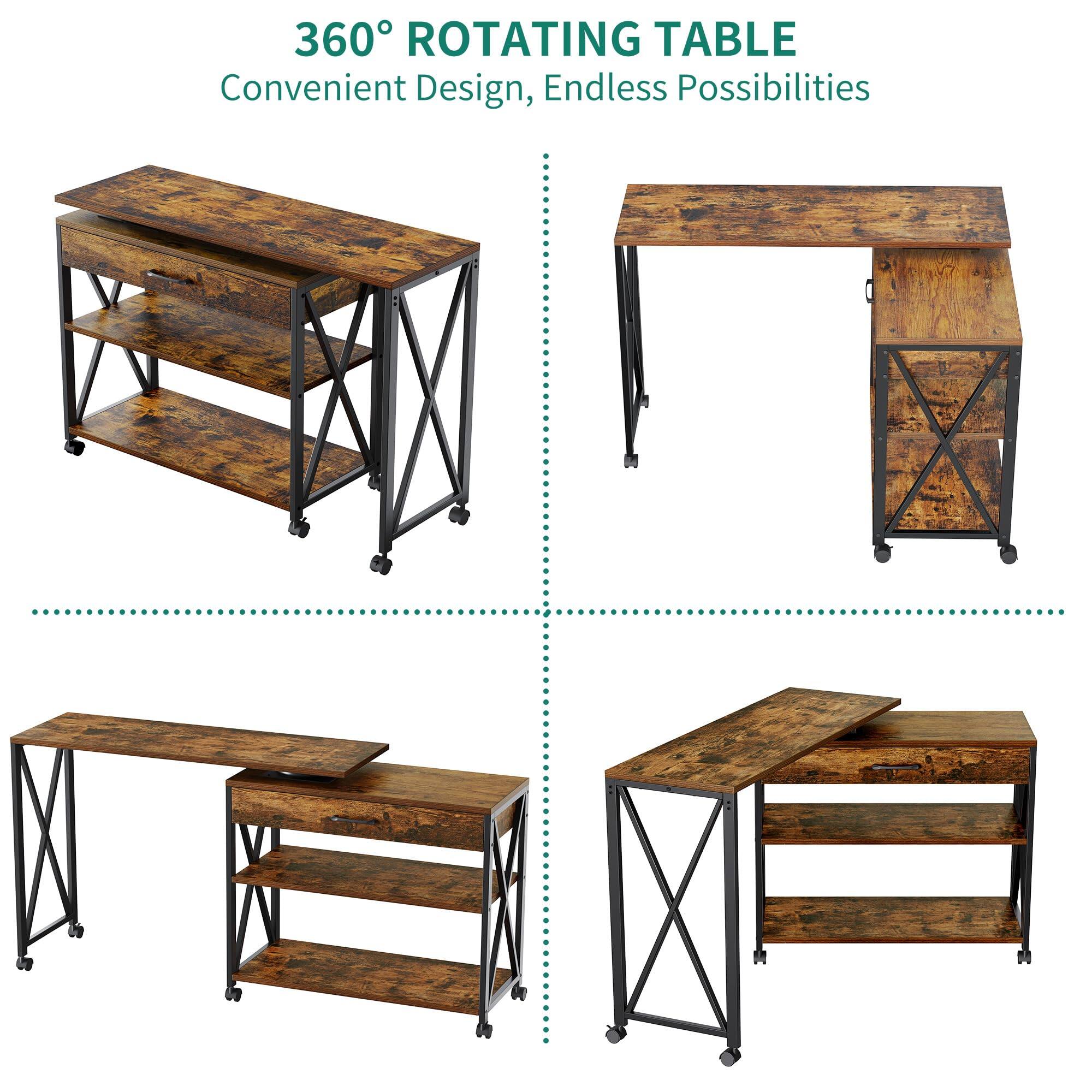 360° ROTATING TABLE  
Convenient Design, Endless Possibilities