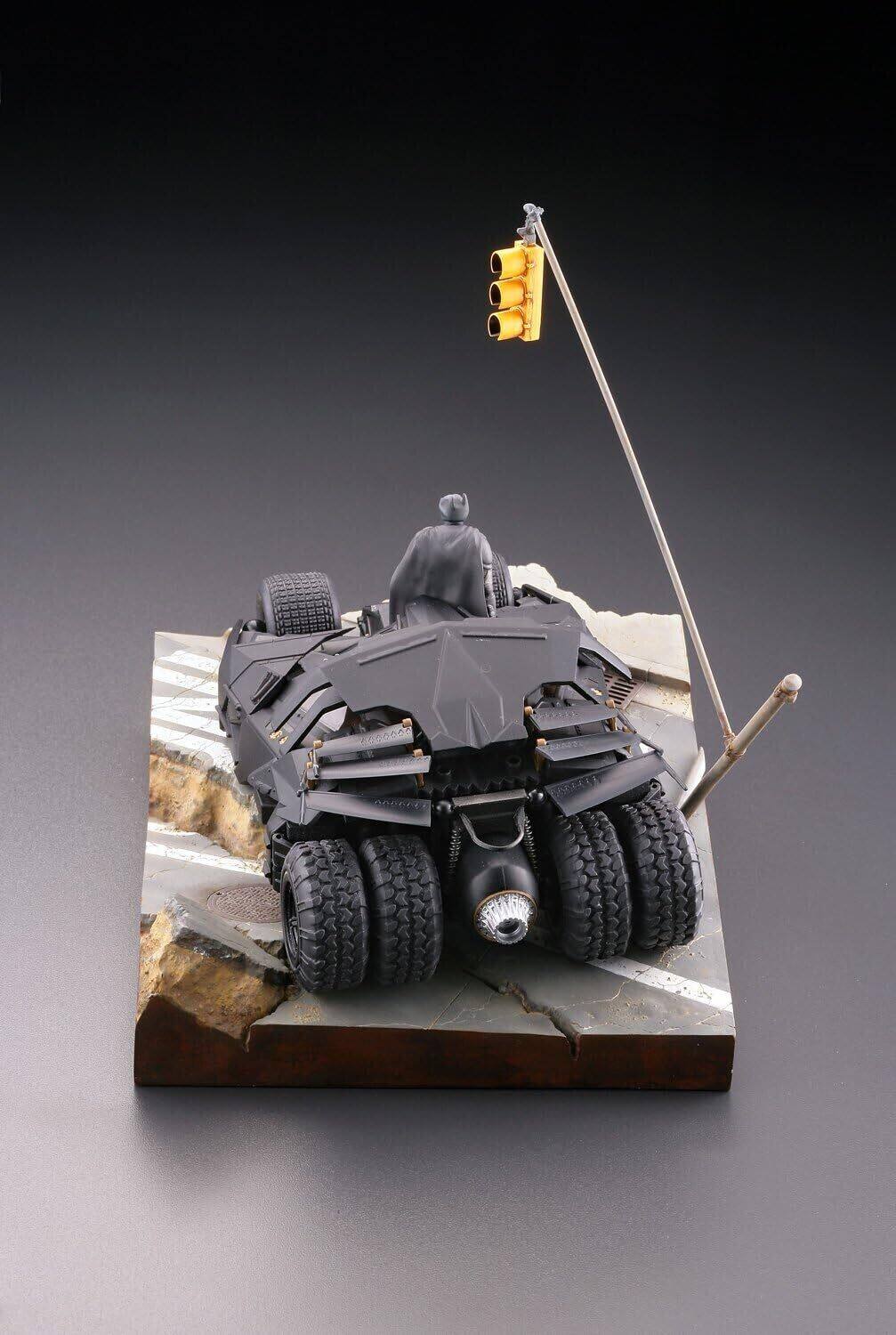 Alt View 4. PopMarket - Batman: Dark Knight Trilogy - Legacy of Revoltech - Batmobile Tumbler in Gotham City   - COLLECTIBLES - Multicolor.