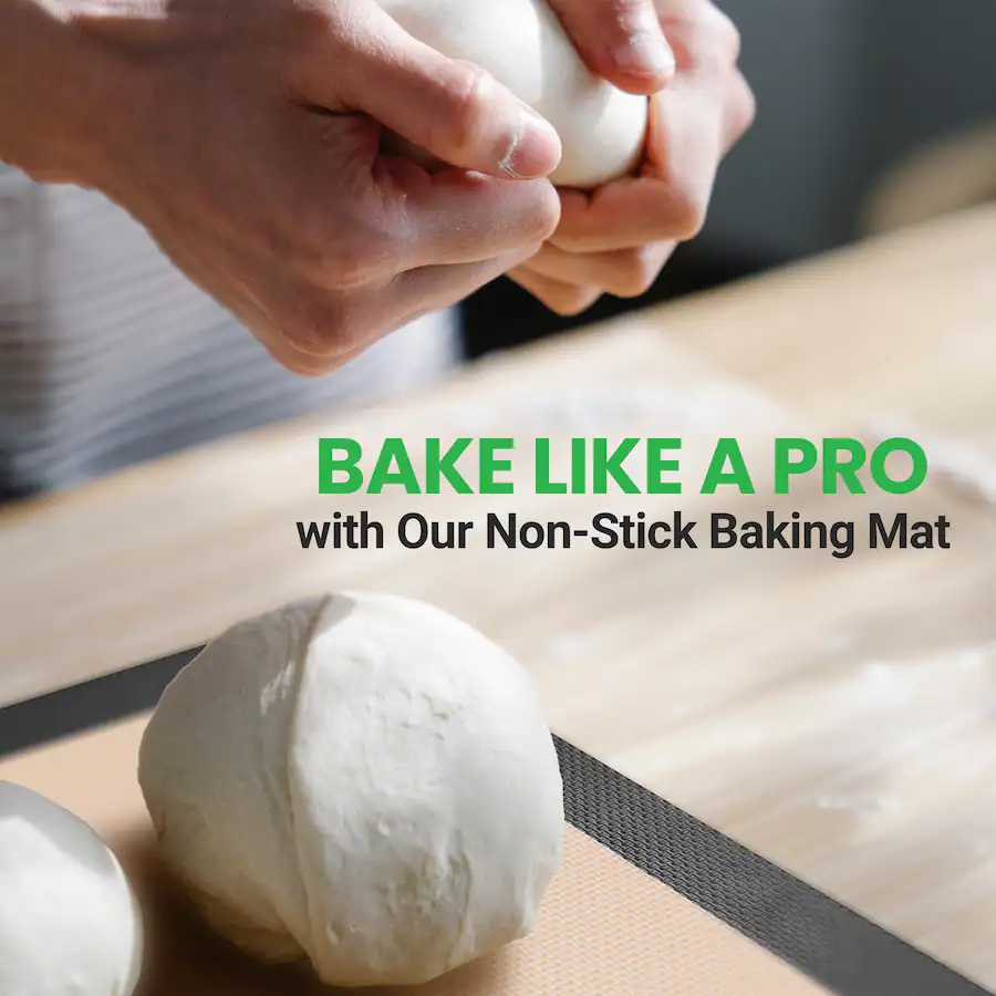 NutriChef Silicone Baking Mats – 2 Non Stick, Food Grade Silicone for ...